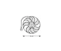 Větrák chlazení motoru AVA QUALITY COOLING ‐ AVA AI7509  Větrák chlazení motoru AVA QUALITY COOLING ‐ AVA AI7509