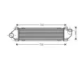 Chladič vzduchu intercooler AVA QUALITY COOLING ‐ AVA FDA4480  Chladič vzduchu intercooler AVA QUALITY COOLING ‐ AVA FDA4480