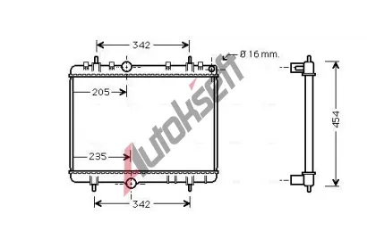 AVA QUALITY COOLING Chladič vody AVA PE2267, PE2267 AVA QUALITY COOLING Chladič vody AVA PE2267, PE2267