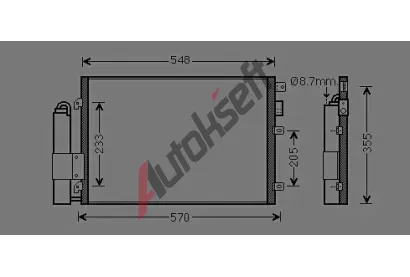 AVA QUALITY COOLING Kondenzátor klimatizace AVA RTA5275D, RTA5275D AVA QUALITY COOLING Kondenzátor klimatizace AVA RTA5275D, RTA5275D