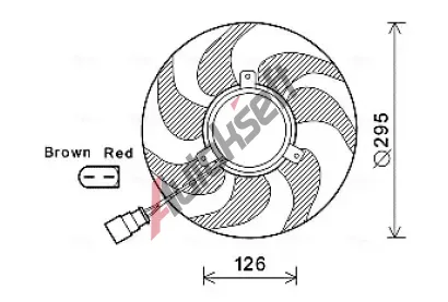 AVA QUALITY COOLING Větrák chlazení motoru AVA VN7535, VN7535 AVA QUALITY COOLING Větrák chlazení motoru AVA VN7535, VN7535