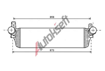 AVA QUALITY COOLING Chladič vzduchu intercooler AVA VNA4313, VNA4313 AVA QUALITY COOLING Chladič vzduchu intercooler AVA VNA4313, VNA4313