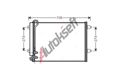 AVA QUALITY COOLING Kondenzátor klimatizace AVA VNA5225D, VNA5225D AVA QUALITY COOLING Kondenzátor klimatizace AVA VNA5225D, VNA5225D