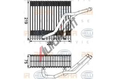 BEHR HELLA SERVICE Výparník klimatizace BHS 8FV 351 210-541, 8FV 351 210-541 BEHR HELLA SERVICE Výparník klimatizace BHS 8FV 351 210-541, 8FV 351 210-541