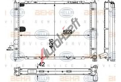 BEHR HELLA SERVICE Chladič vody BEHR HELLA SERVICE Version ALTERNATIVE BHS 8MK 376 713-634, 8MK 376 713-634 BEHR HELLA SERVICE Chladič vody BEHR HELLA SERVICE Version ALTERNATIVE BHS 8MK 376 713-634, 8MK 376 713-634