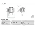 BOSCH Alternátor ‐ BO 0986083540  BOSCH Alternátor ‐ BO 0986083540
