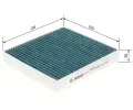 BOSCH Filtr vzduchu v interiéru + BO 0986628540, 0 986 628 540