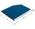 BOSCH Filtr vzduchu v interiéru FILTER+pro BO 0986628570, 0 986 628 570