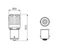 BOSCH Žárovka blikače LED Retrofit BL BO 1987301517, 1 987 301 517