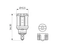 BOSCH Žárovka blikače LED Retrofit BL BO 1987301523, 1 987 301 523