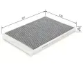 BOSCH Filtr vzduchu v interiéru BOSCH BO 1987432513, 1 987 432 513