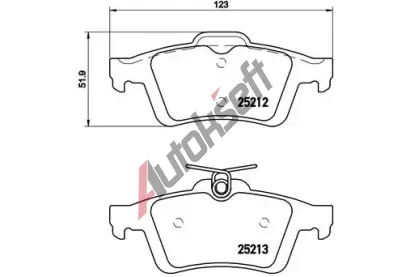 BREMBO Sada brzdových destiček BREMBO XTRA LINE BRE P 24 148X, BRE P24148X BREMBO Sada brzdových destiček BREMBO XTRA LINE BRE P 24 148X, BRE P24148X