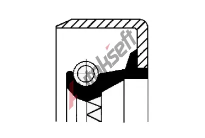 CORTECO Těsnící kroužek hřídele - automatická převodovka COR 01026310B, 01026310B CORTECO Těsnící kroužek hřídele - automatická převodovka COR 01026310B, 01026310B