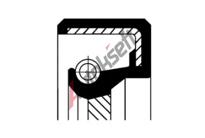 CORTECO Těsnící kroužek hřídele - klikový hřídel COR 12010693B, 12010693B CORTECO Těsnící kroužek hřídele - klikový hřídel COR 12010693B, 12010693B