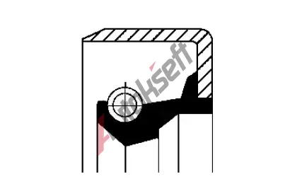 CORTECO Těsnící kroužek hřídele - hřídel převodovky COR 12011333B, 12011333B CORTECO Těsnící kroužek hřídele - hřídel převodovky COR 12011333B, 12011333B