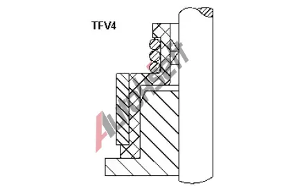 CORTECO Těsnící kroužek - dřík ventilu COR 12012893, TFV4 313 CORTECO Těsnící kroužek - dřík ventilu COR 12012893, TFV4 313