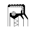 CORTECO Těsnící kroužek hřídele - náboj kola COR 12013926B, 12013926B