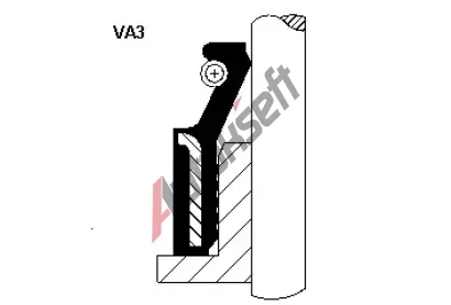 CORTECO Těsnící kroužek - dřík ventilu COR 19025696, 19025696 CORTECO Těsnící kroužek - dřík ventilu COR 19025696, 19025696