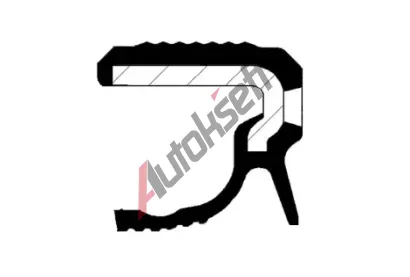 CORTECO Těsnicí kroužek klikového hřídele COR 19037072B, 19037072B CORTECO Těsnicí kroužek klikového hřídele COR 19037072B, 19037072B