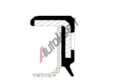 CORTECO Těsnící kroužek hřídele - klikový hřídel COR 20034744B, 20034744B CORTECO Těsnící kroužek hřídele - klikový hřídel COR 20034744B, 20034744B