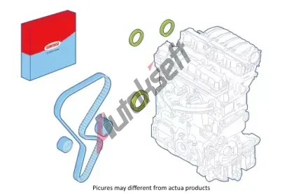 CORTECO Sada - těsnící kroužek - motor COR 289050, 289050 CORTECO Sada - těsnící kroužek - motor COR 289050, 289050
