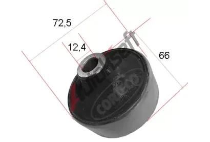 CORTECO Uložení řídicího mechanismu COR 49403035, 49403035 CORTECO Uložení řídicího mechanismu COR 49403035, 49403035