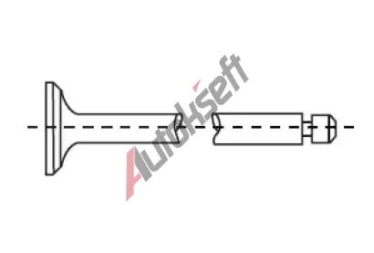 CORTECO Výfukový ventil COR 551244B, 551244B CORTECO Výfukový ventil COR 551244B, 551244B