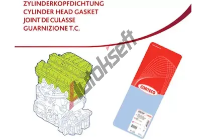 CORTECO Těsnění hlavy válce COR 83403003, 83403003 CORTECO Těsnění hlavy válce COR 83403003, 83403003