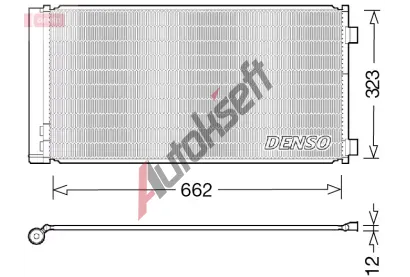 DENSO Kondenzátor klimatizace DEN DCN05103, DCN05103 DENSO Kondenzátor klimatizace DEN DCN05103, DCN05103