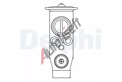 DELPHI Expanzní ventil klimatizace DF CB1003V, CB1003V DELPHI Expanzní ventil klimatizace DF CB1003V, CB1003V