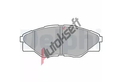 DELPHI Sada brzdových destiček DF LP2496, LP2496 DELPHI Sada brzdových destiček DF LP2496, LP2496