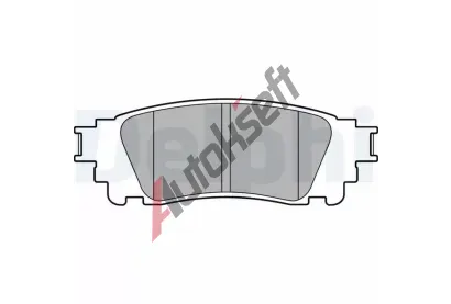 DELPHI Sada brzdových destiček DF LP3171, LP3171 DELPHI Sada brzdových destiček DF LP3171, LP3171