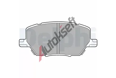 DELPHI Sada brzdových destiček DF LP3184, LP3184 DELPHI Sada brzdových destiček DF LP3184, LP3184