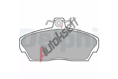 DELPHI Sada brzdových destiček DF LP911, LP911 DELPHI Sada brzdových destiček DF LP911, LP911