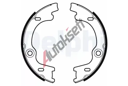 DELPHI Sada brzdových čelistí DF LS2129, LS2129 DELPHI Sada brzdových čelistí DF LS2129, LS2129