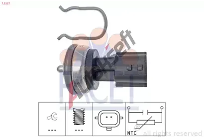 EPS (facet) Senzor teploty chladicí kapaliny EPS 7.3337, 7.3337 EPS (facet) Senzor teploty chladicí kapaliny EPS 7.3337, 7.3337