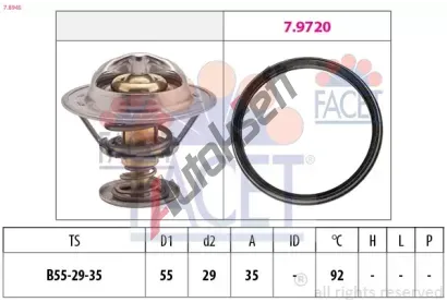 EPS (facet) Termostat chladiva Made in Italy - OE Equivalent EPS 7.8945, 7.8945 EPS (facet) Termostat chladiva Made in Italy - OE Equivalent EPS 7.8945, 7.8945
