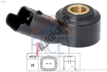 EPS (facet) Senzor klepání EPS 9.3165, 9.3165 EPS (facet) Senzor klepání EPS 9.3165, 9.3165