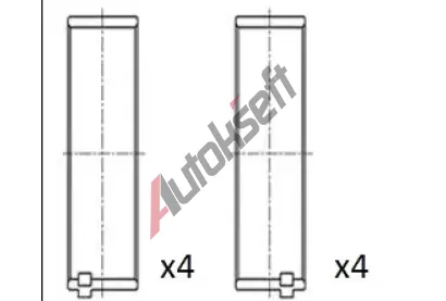 FAI AutoParts Ojniční ložisko FAI BB2053-025, BB2053-025 FAI AutoParts Ojniční ložisko FAI BB2053-025, BB2053-025