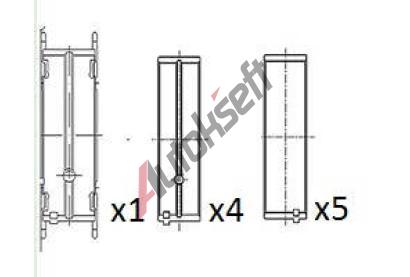 FAI AutoParts Ložiska klikového hřídele FAI BM1010-STD, BM1010-STD FAI AutoParts Ložiska klikového hřídele FAI BM1010-STD, BM1010-STD