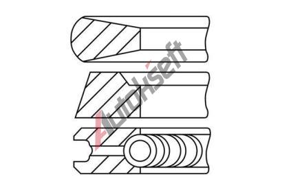 FAI AutoParts Sada pístních kroužků FAI PR27-000, PR27-000 FAI AutoParts Sada pístních kroužků FAI PR27-000, PR27-000