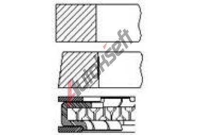 FAI AutoParts Sada pístních kroužků FAI PR42-000, PR42-000 FAI AutoParts Sada pístních kroužků FAI PR42-000, PR42-000