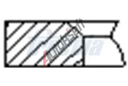 FRECCIA Sada pístních kroužků FCC FR10-384100, FR10-384100 FRECCIA Sada pístních kroužků FCC FR10-384100, FR10-384100