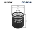 Olejový filtr FILTRON ‐ FI OP643/6  Olejový filtr FILTRON ‐ FI OP643/6