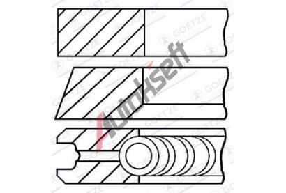 GOETZE ENGINE Sada pístních kroužků GEE 08-145100-00, 08-145100-00 GOETZE ENGINE Sada pístních kroužků GEE 08-145100-00, 08-145100-00