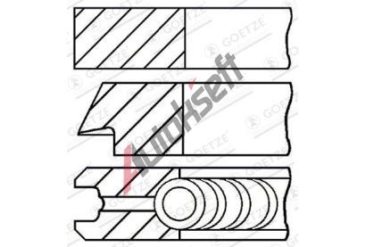 GOETZE ENGINE Sada pístních kroužků Goetze Diamond Coated® LKZ-Ring® GEE 08-432200-00, 08-432200-00 GOETZE ENGINE Sada pístních kroužků Goetze Diamond Coated® LKZ-Ring® GEE 08-432200-00, 08-432200-00
