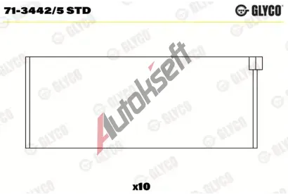 GLYCO Ojniční ložisko GLC 71-3442/5 STD, 71-3442/5 STD GLYCO Ojniční ložisko GLC 71-3442/5 STD, 71-3442/5 STD