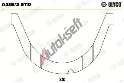 GLYCO Distanční kotouč klikového hřídele GLC A215/2 STD, A215/2 STD GLYCO Distanční kotouč klikového hřídele GLC A215/2 STD, A215/2 STD