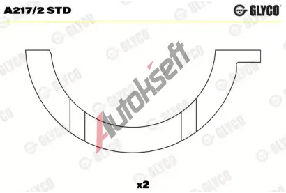GLYCO Distanční kotouč klikového hřídele GLC A217/2 STD, A217/2 STD GLYCO Distanční kotouč klikového hřídele GLC A217/2 STD, A217/2 STD