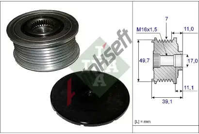 INA Předstihová spojka IN 535008410, 535 0084 10 INA Předstihová spojka IN 535008410, 535 0084 10